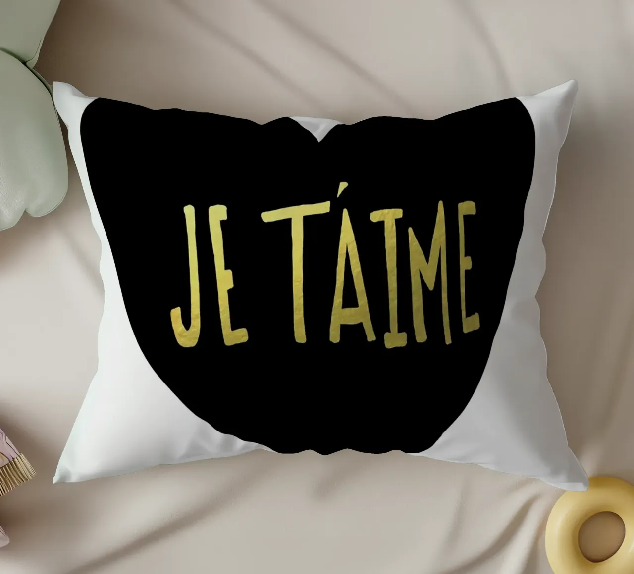 Je t'aime cuscino da Leah Flores