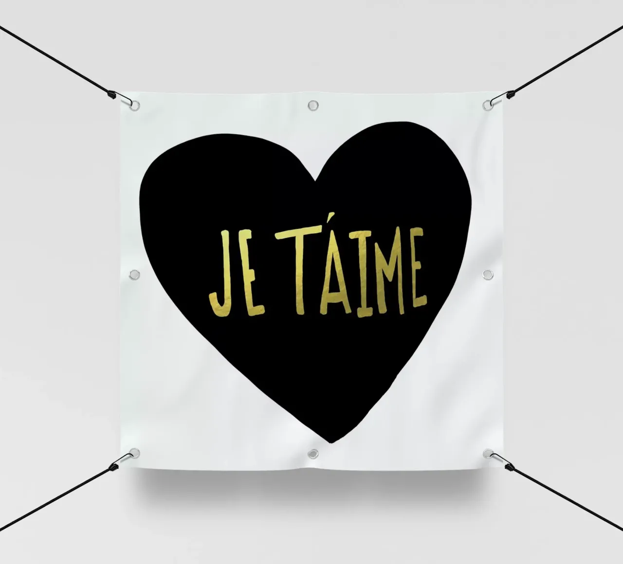 Je t'aime telo in pvc da Leah Flores