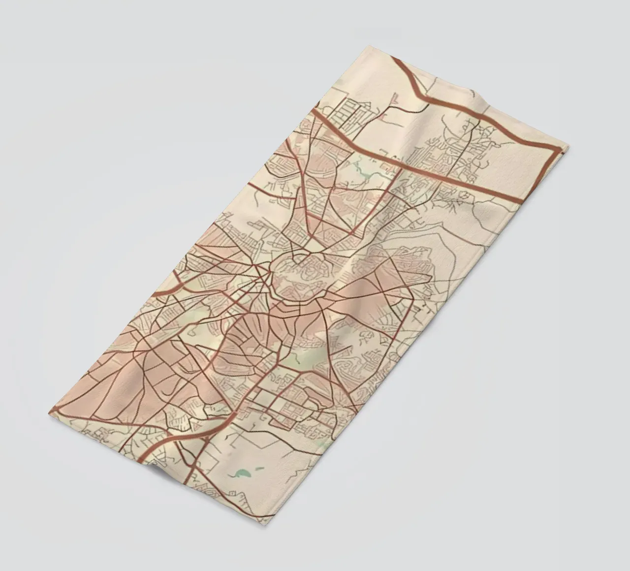 Nicosia CY beach towel by Jacob W MICKELSON
