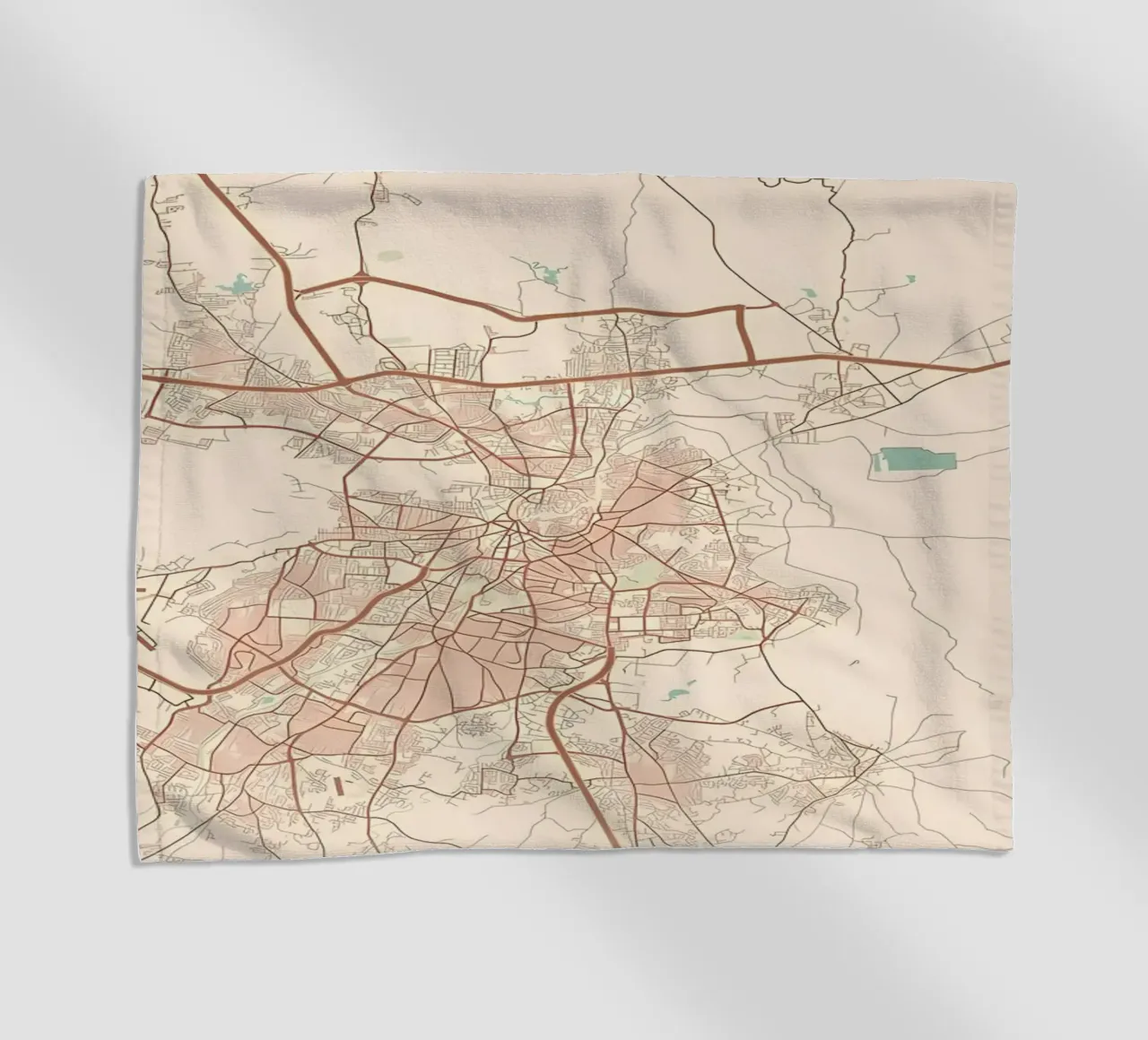 Nicosia CY beach towel by Jacob W MICKELSON