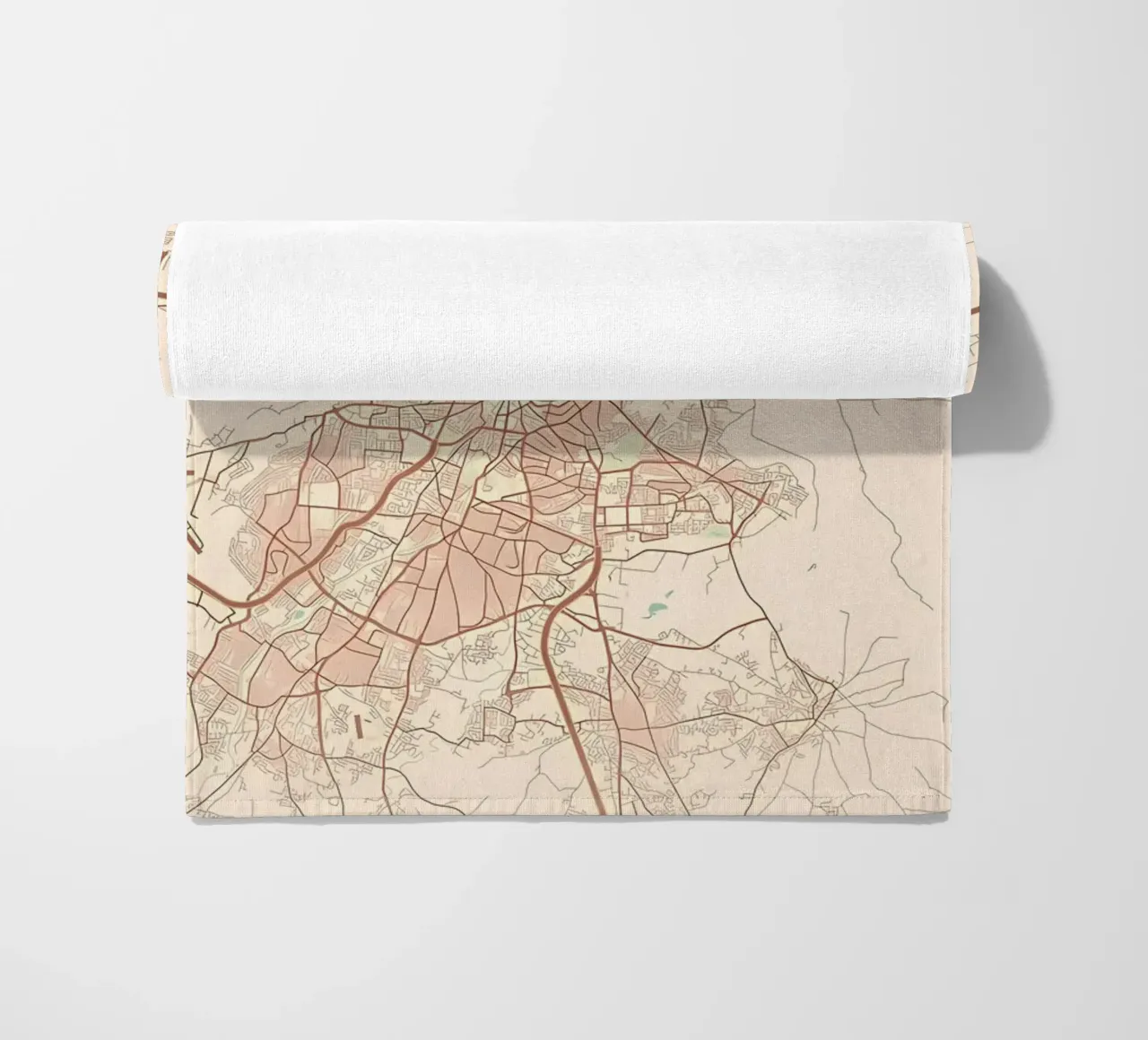 Nicosia CY beach towel by Jacob W MICKELSON