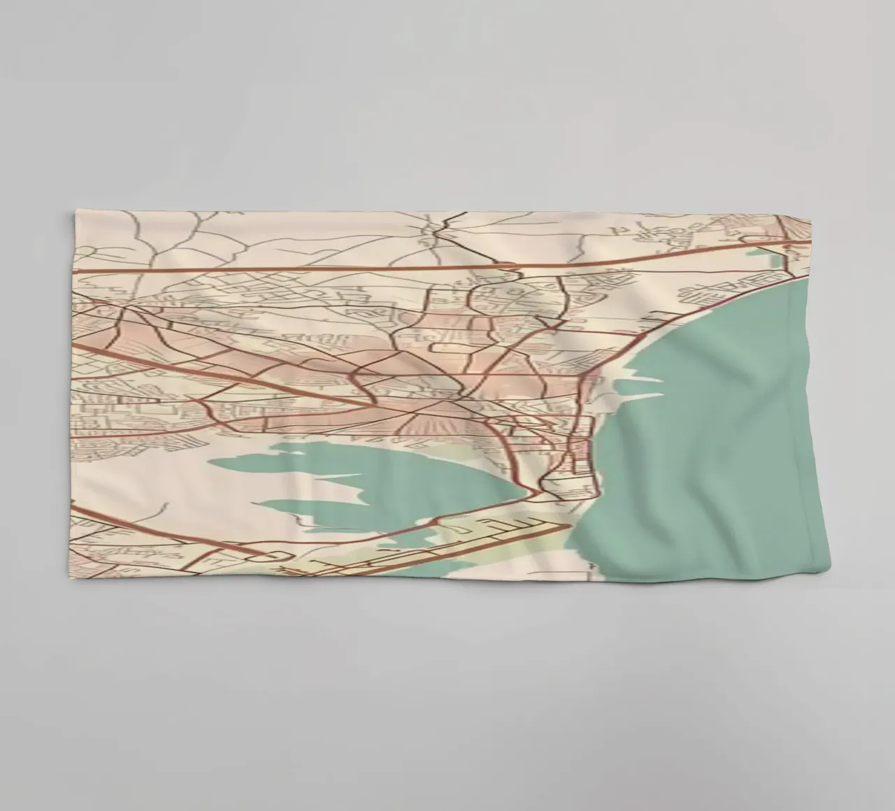Larnaca CY towel by Jacob W MICKELSON