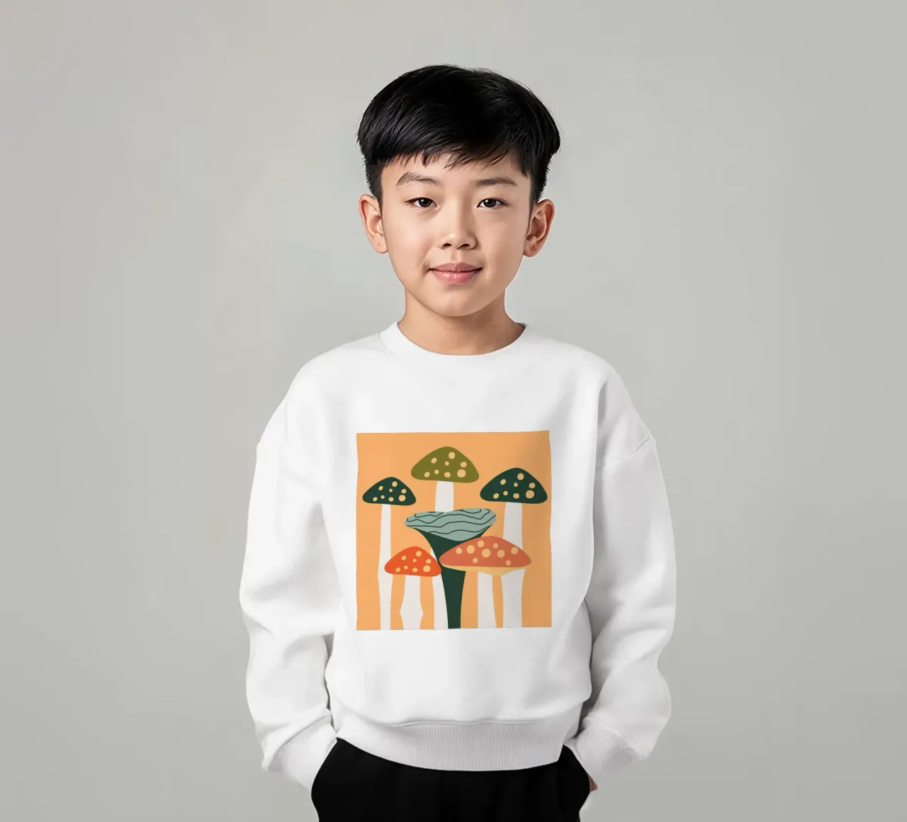 Mushrooms kids sweatshirt by Dharma