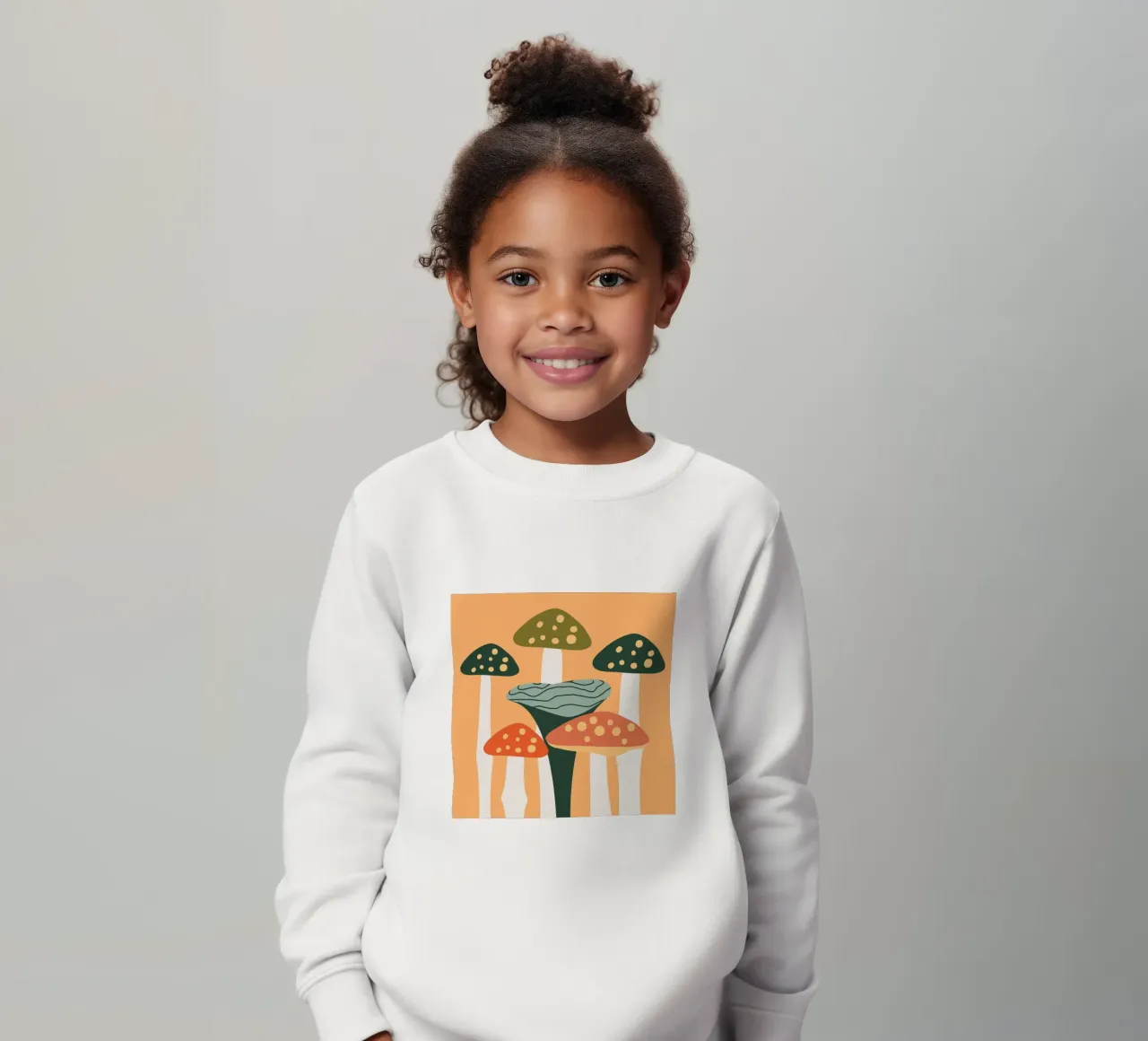 Mushrooms kids sweatshirt by Dharma