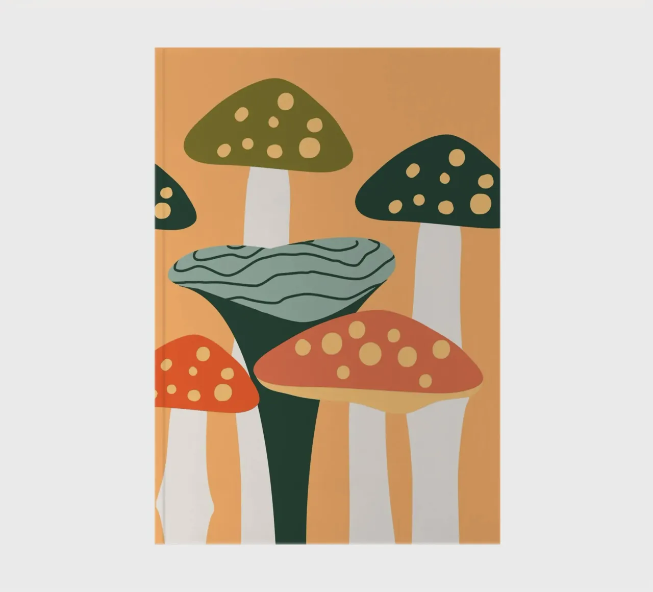 Mushrooms notebook by Dharma