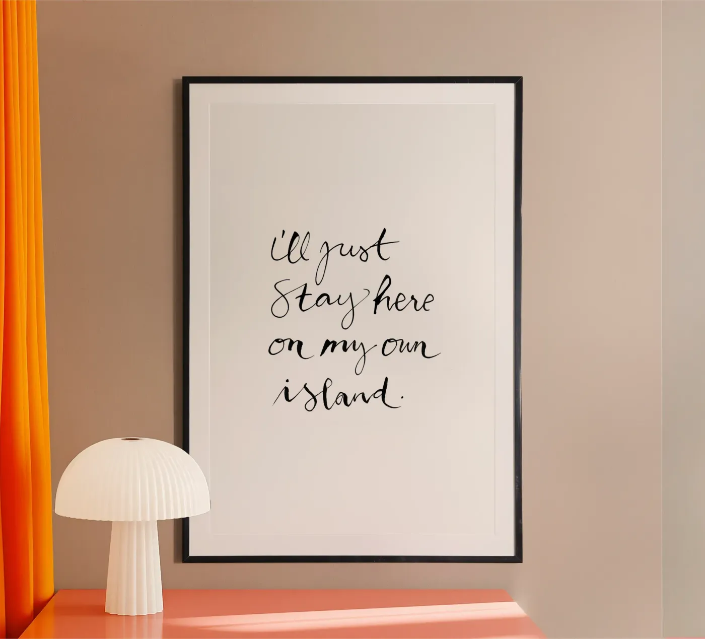 Island poster by Klaus with K