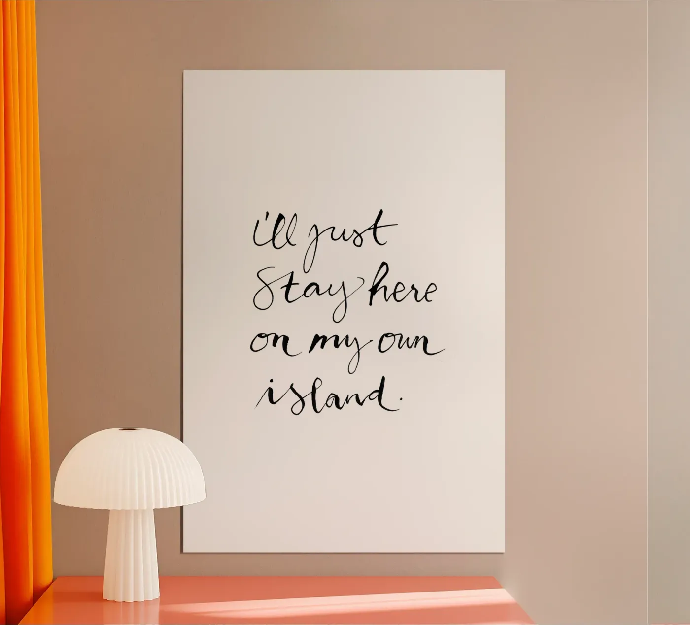 Island poster by Klaus with K