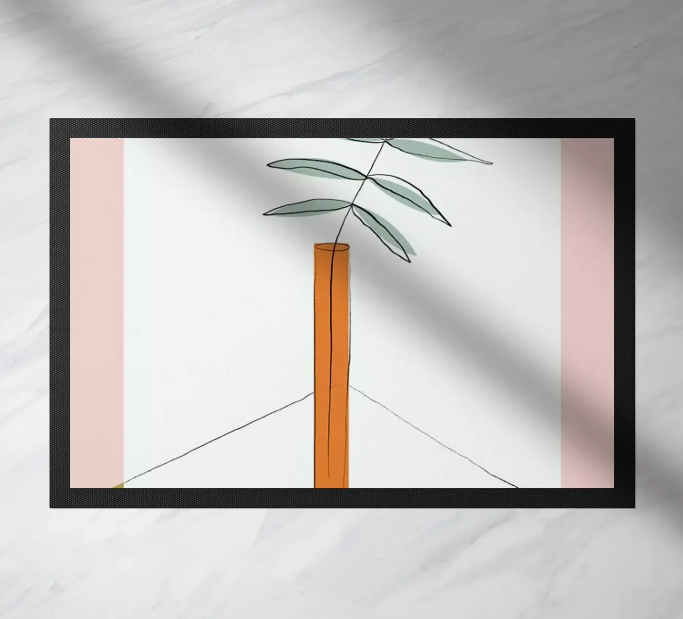 Flower doormat by Linda Gobeta