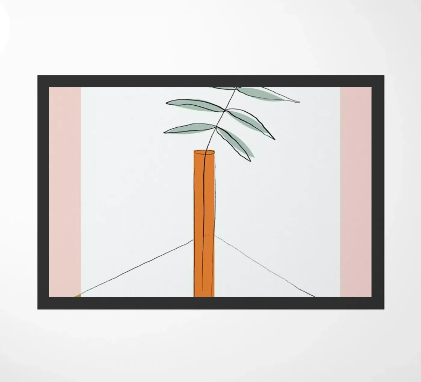 Flower doormat by Linda Gobeta