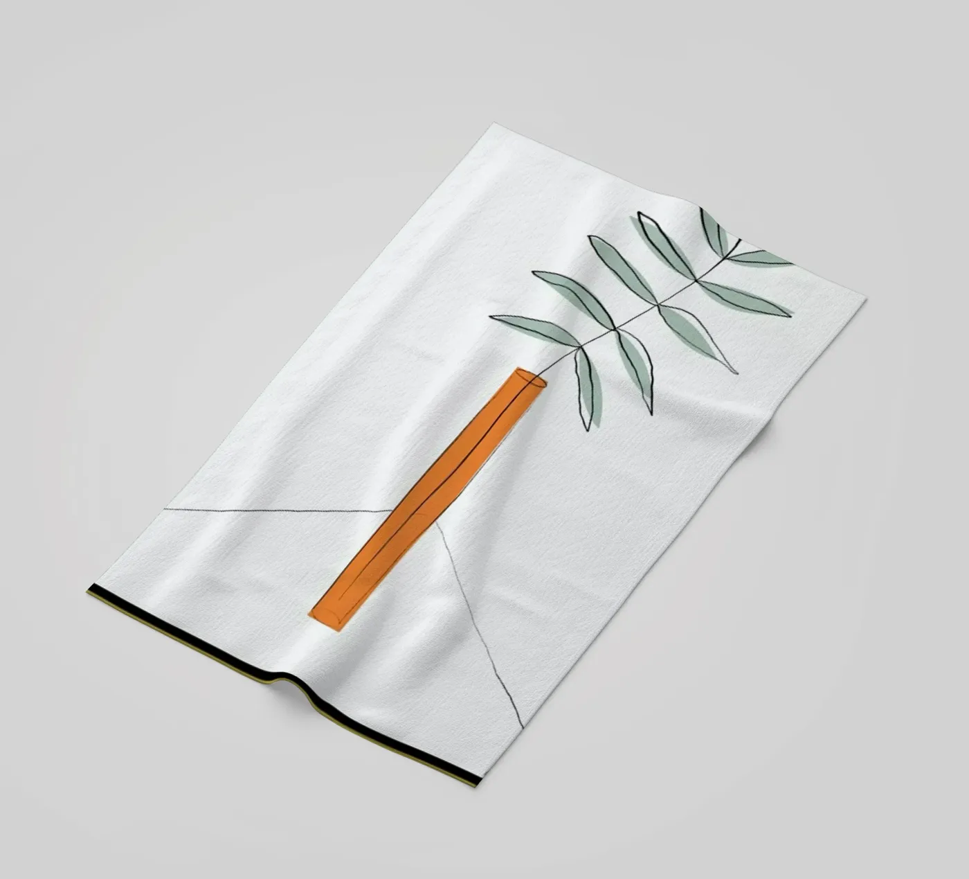 Flower beach towel by Linda Gobeta