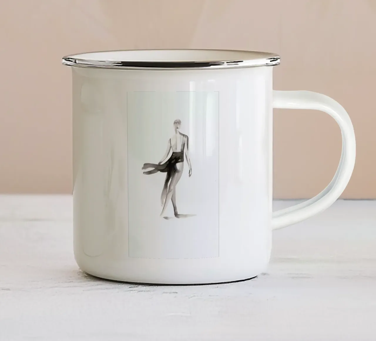 Forever Spectacular 2 enamel mug by Victoria Verbaan
