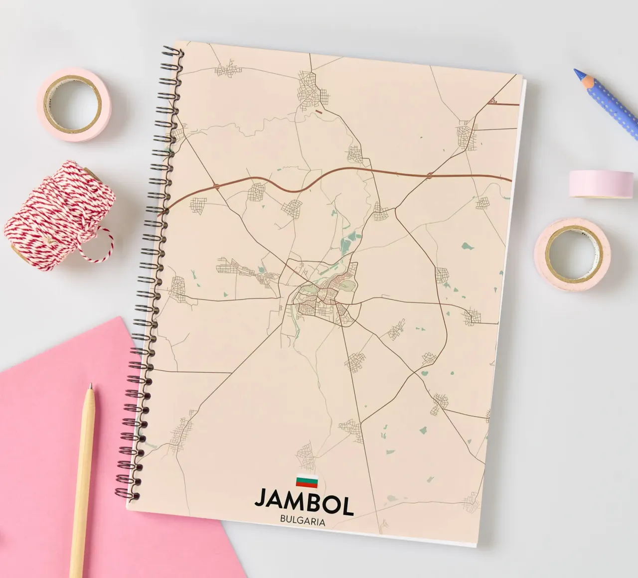 Jambol BG spiral notebook by Jacob W MICKELSON