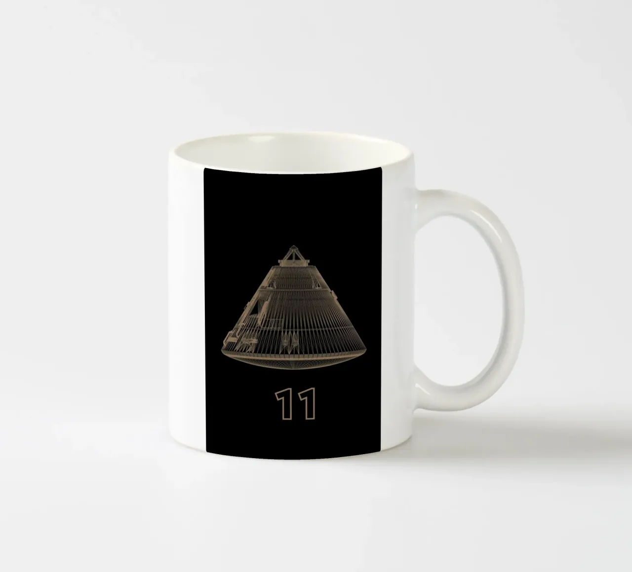 Apollo Midnight 3 tazza in ceramica da Marc Schulthess