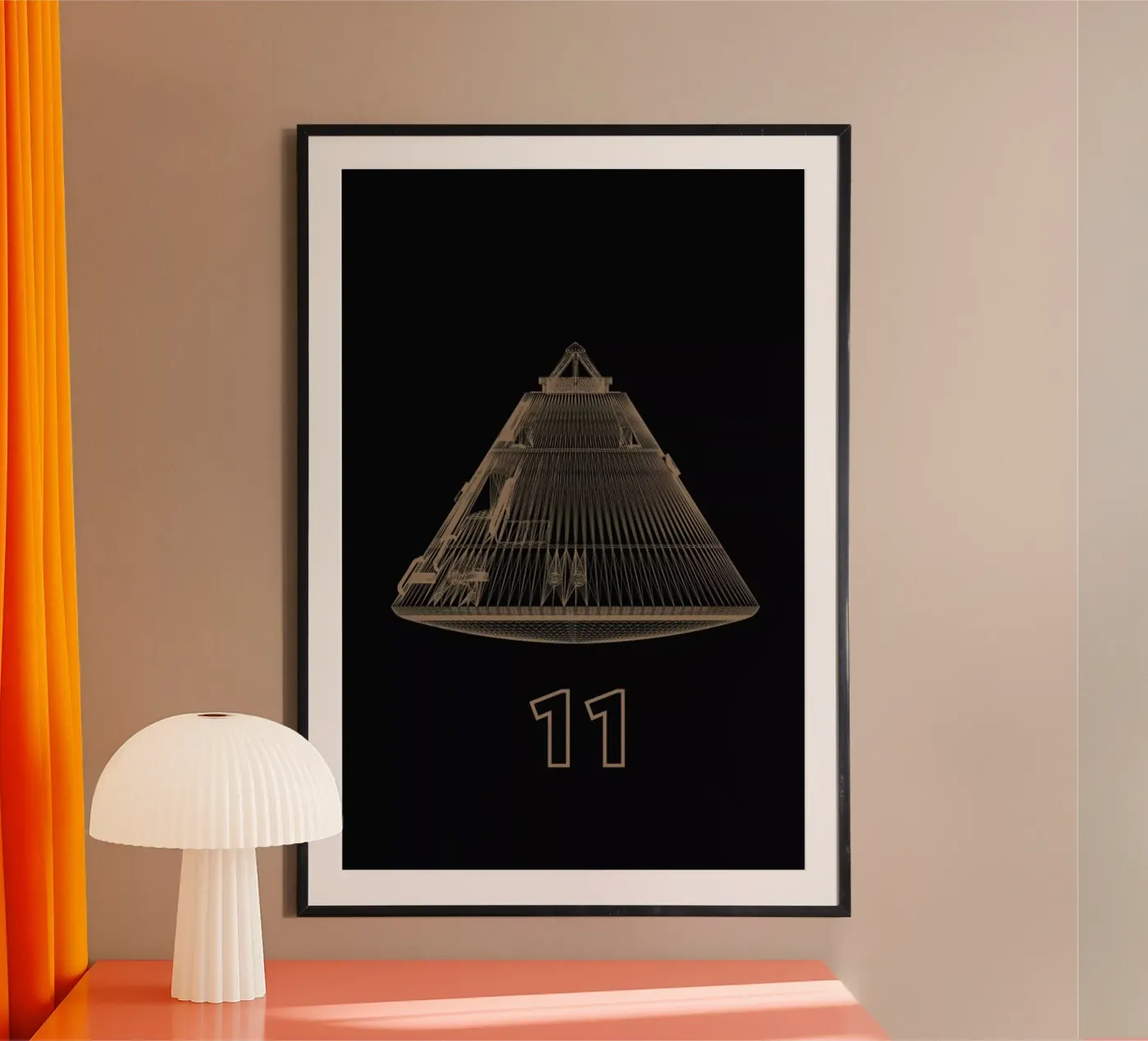 Apollo Midnight 3 Poster von Marc Schulthess