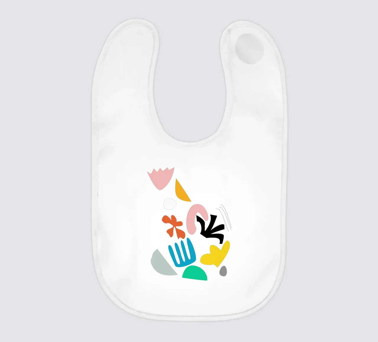 Blumenexplosion Babylätzchen von Rose Beck Art