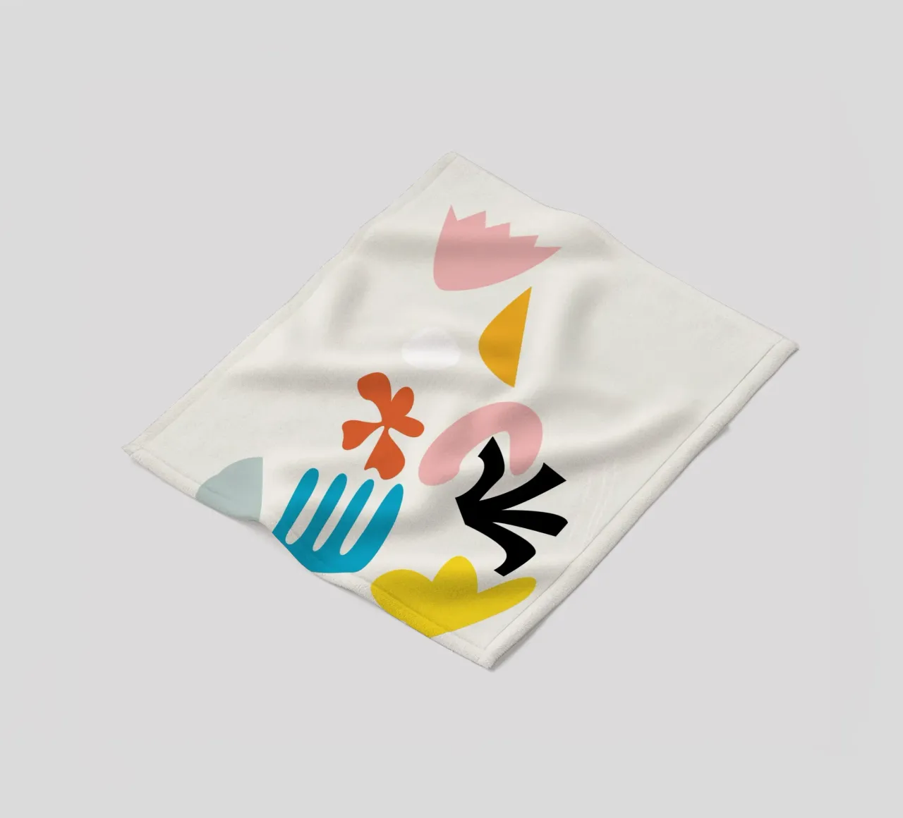 Blumenexplosion Fleecedecke von Rose Beck Art