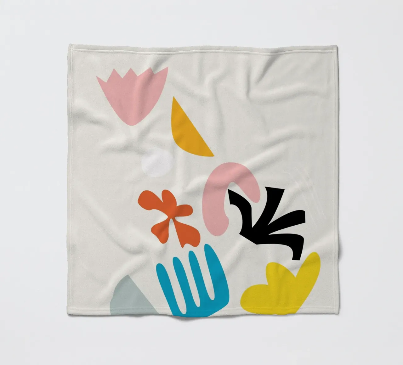 Blumenexplosion Fleecedecke von Rose Beck Art