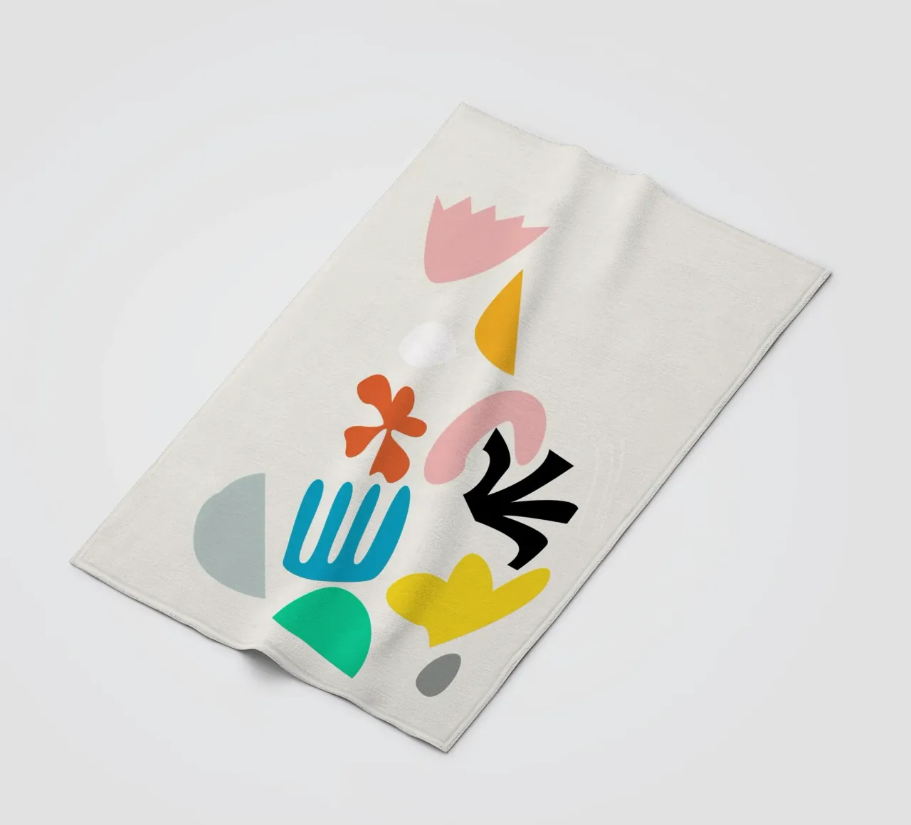 Blumenexplosion Fleecedecke von Rose Beck Art