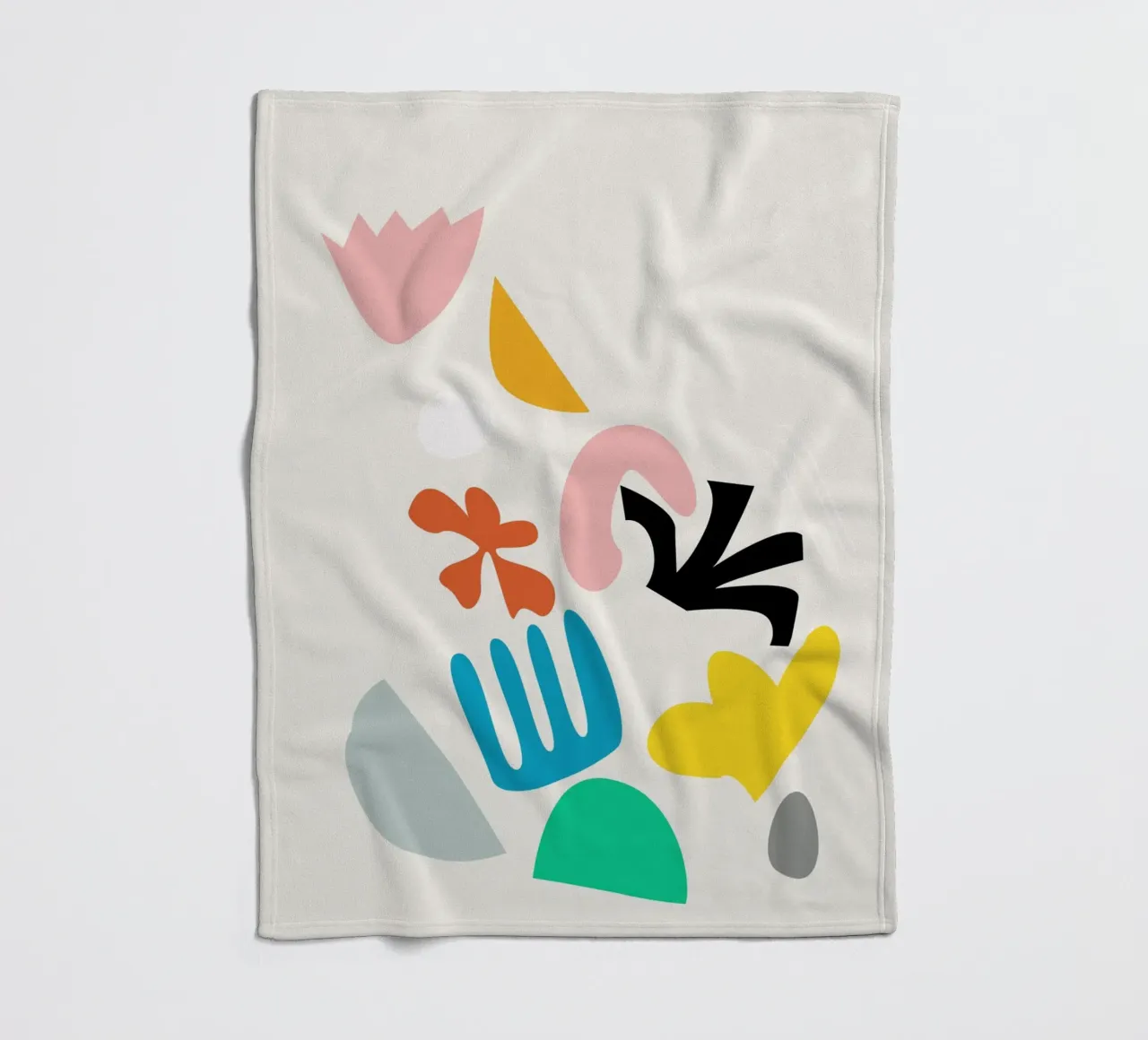 Blumenexplosion Fleecedecke von Rose Beck Art