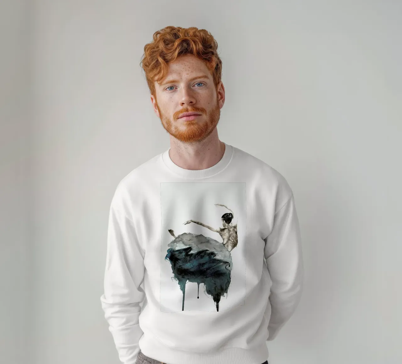 Ballerina sweatshirt van Larissa van der Laan