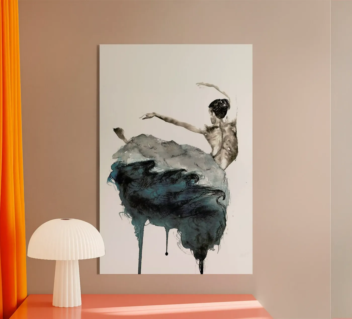 Ballerina Acryl-Glas von Larissa van der Laan