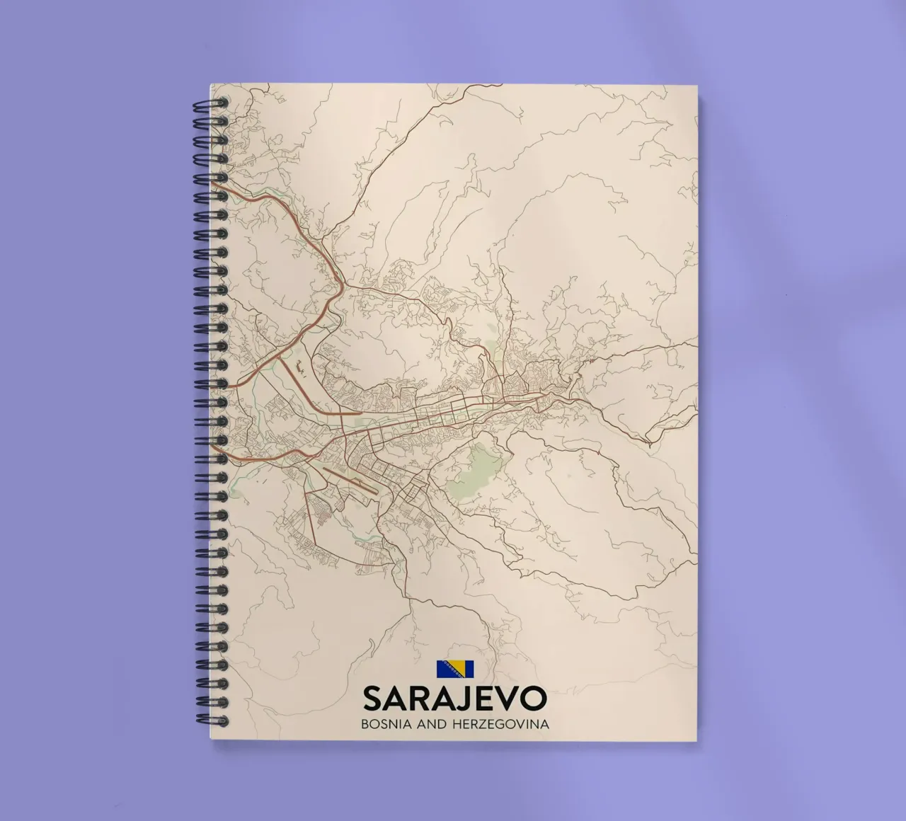 Sarajevo BA spiral notebook by Jacob W MICKELSON