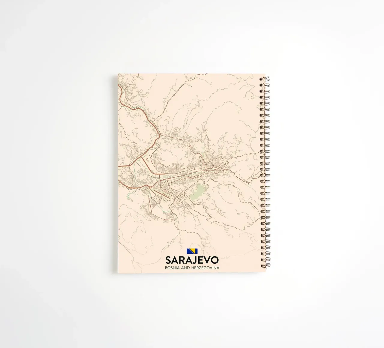 Sarajevo BA spiral notebook by Jacob W MICKELSON
