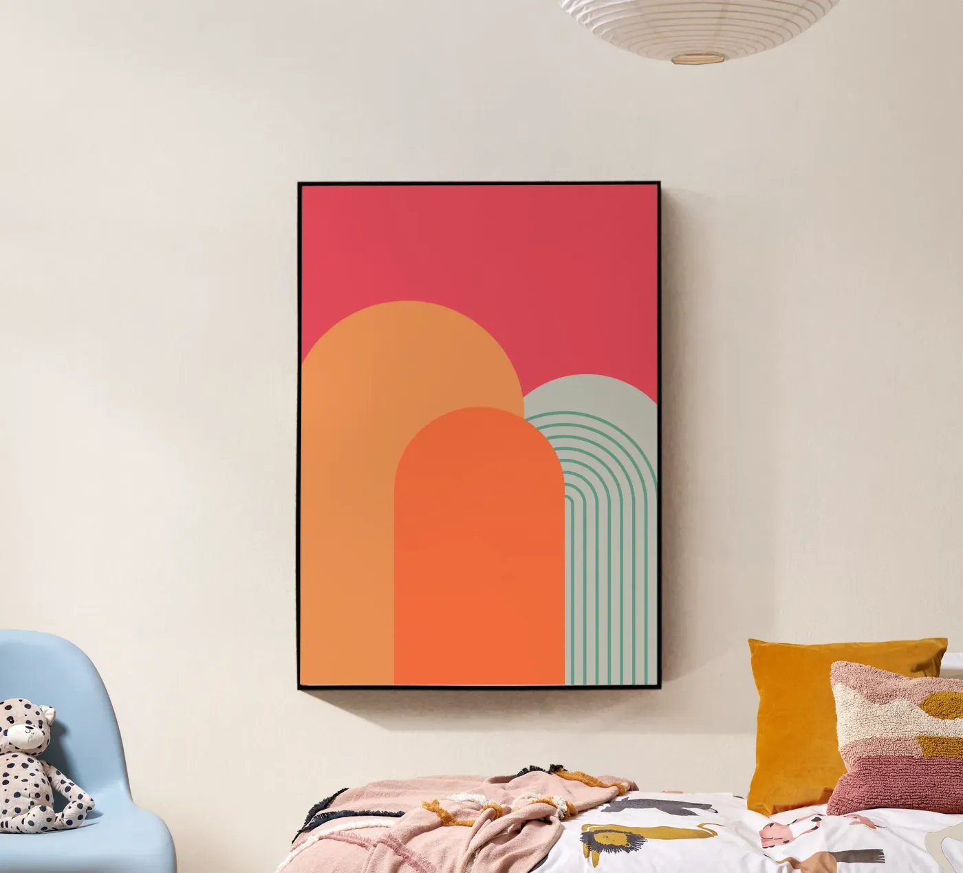 Collines plexiglas de Rose Beck Art