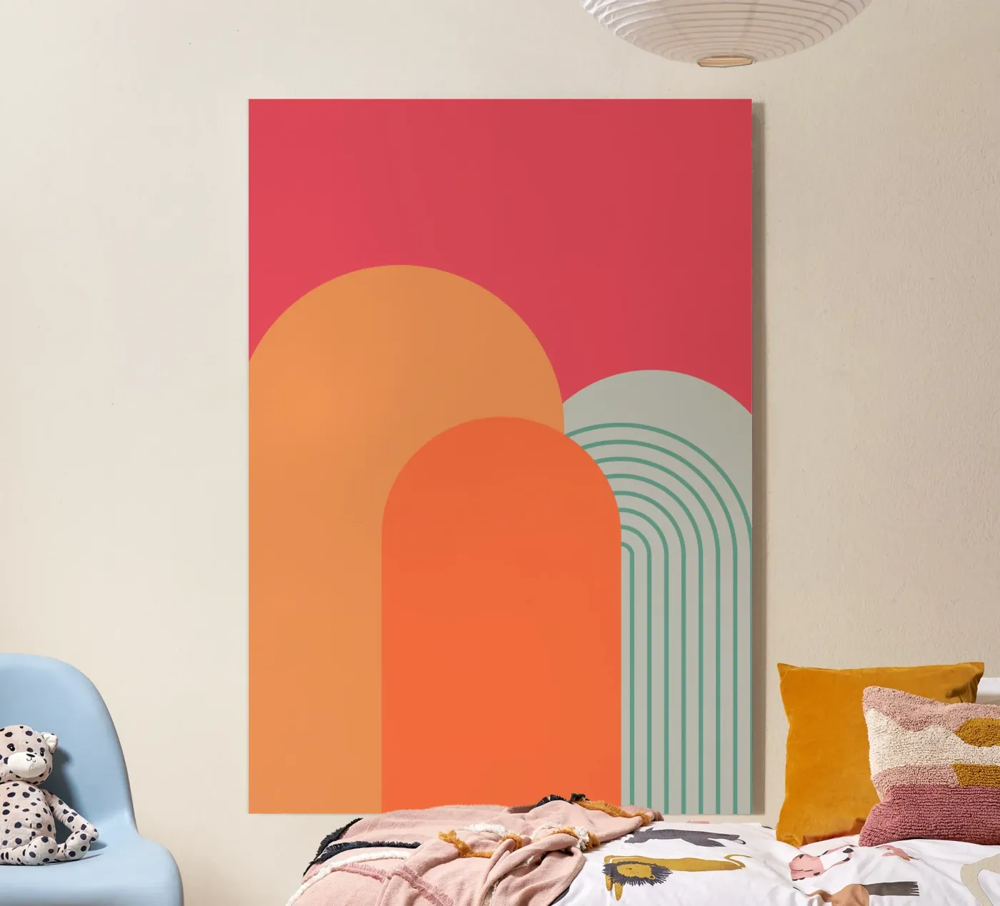 Collines plexiglas de Rose Beck Art