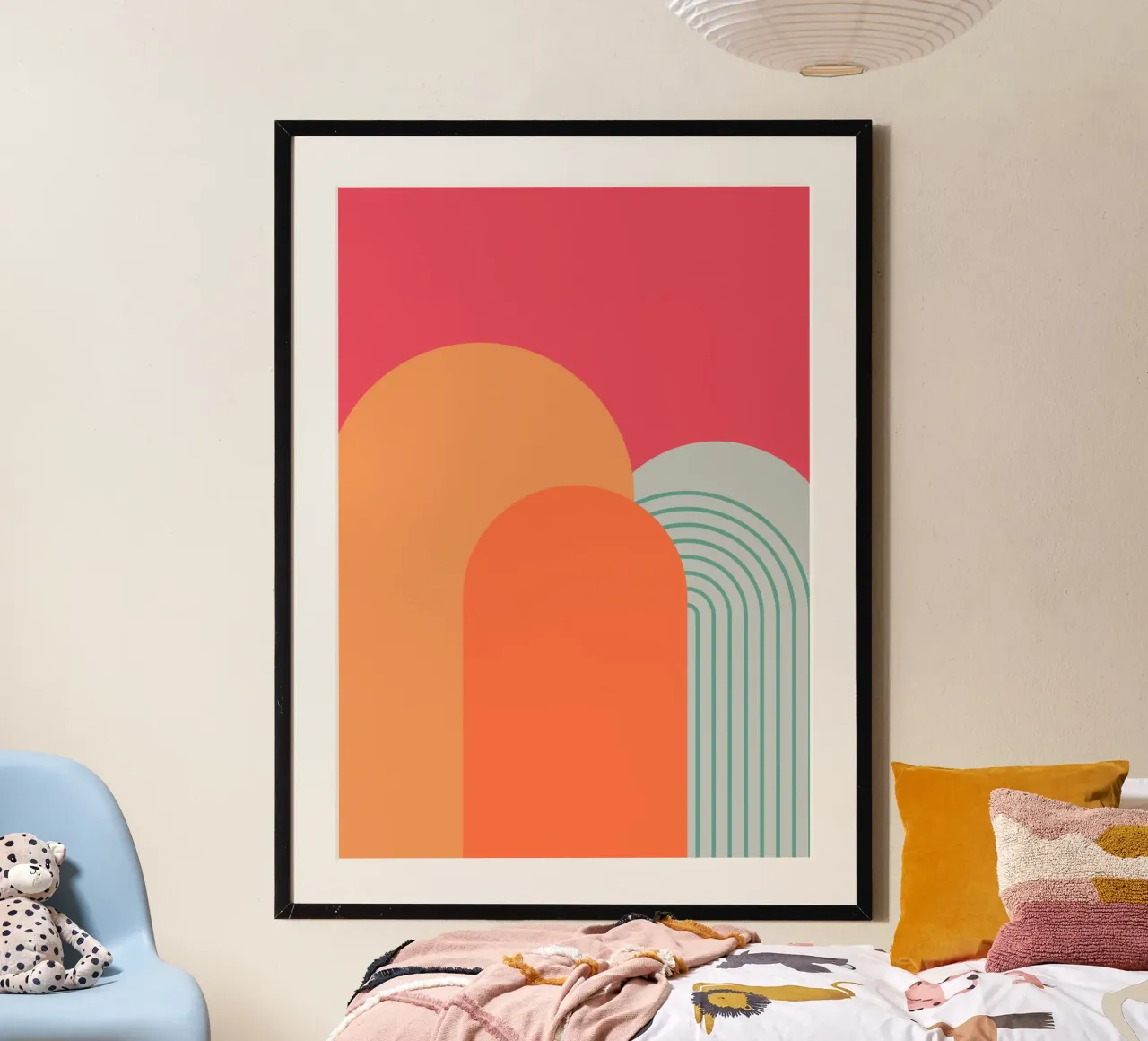 Colline poster da Rose Beck Art