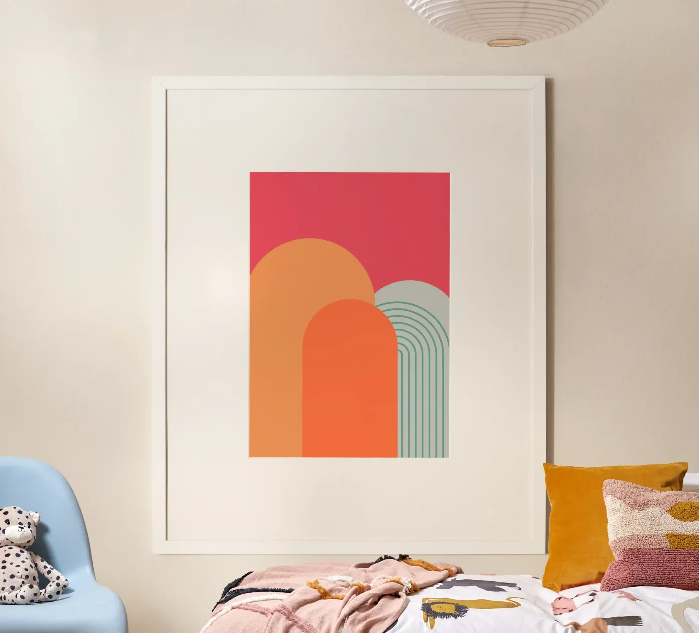 Collines poster de Rose Beck Art