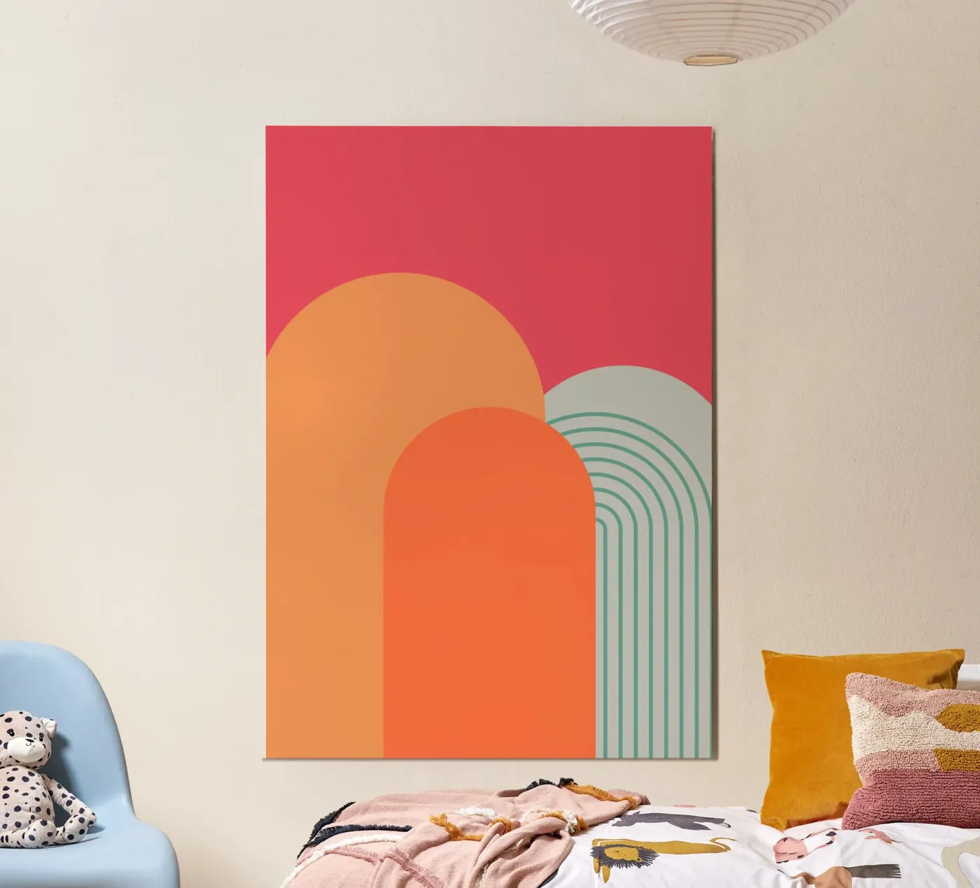 Collines poster de Rose Beck Art