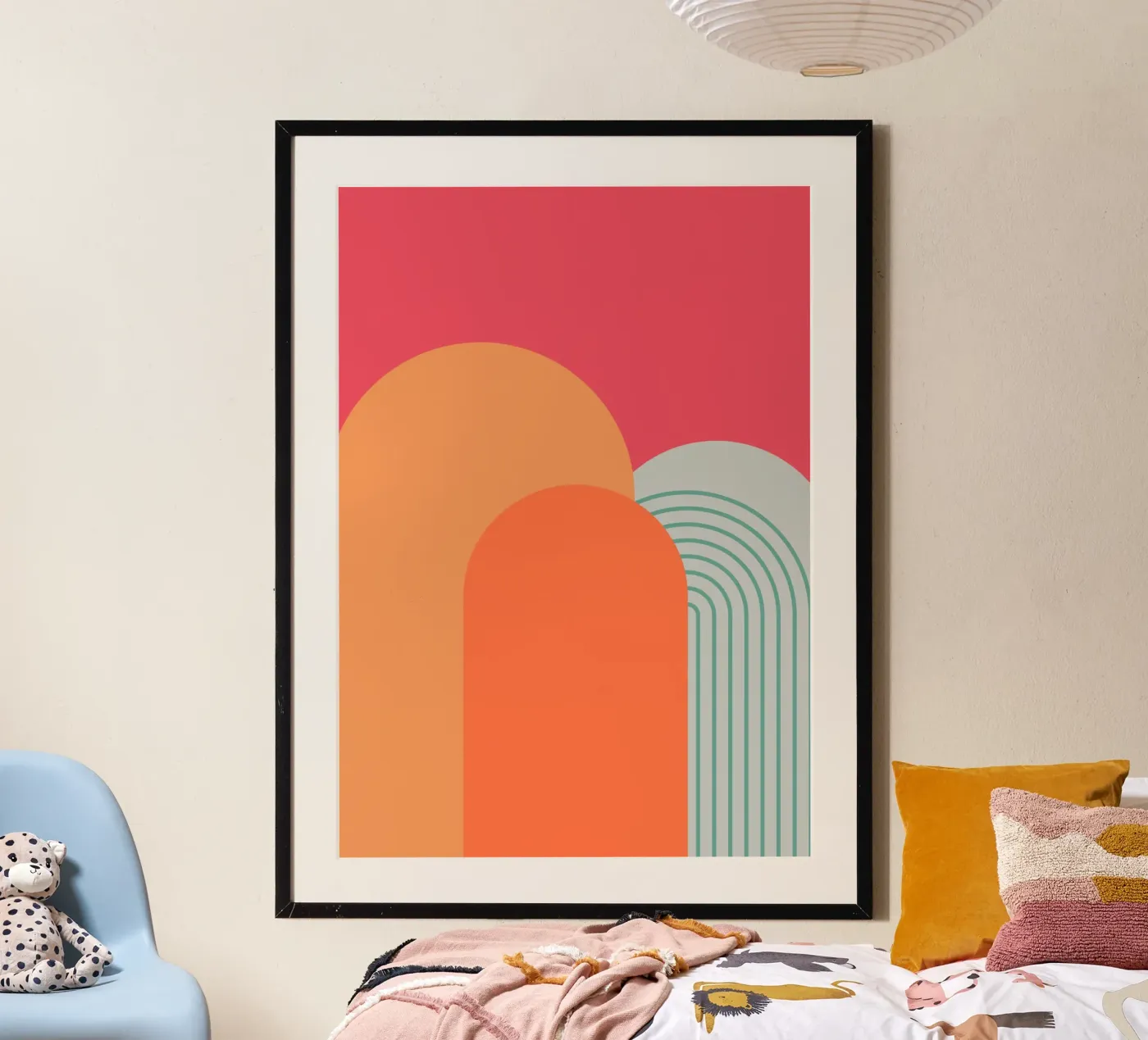 Collines poster de Rose Beck Art