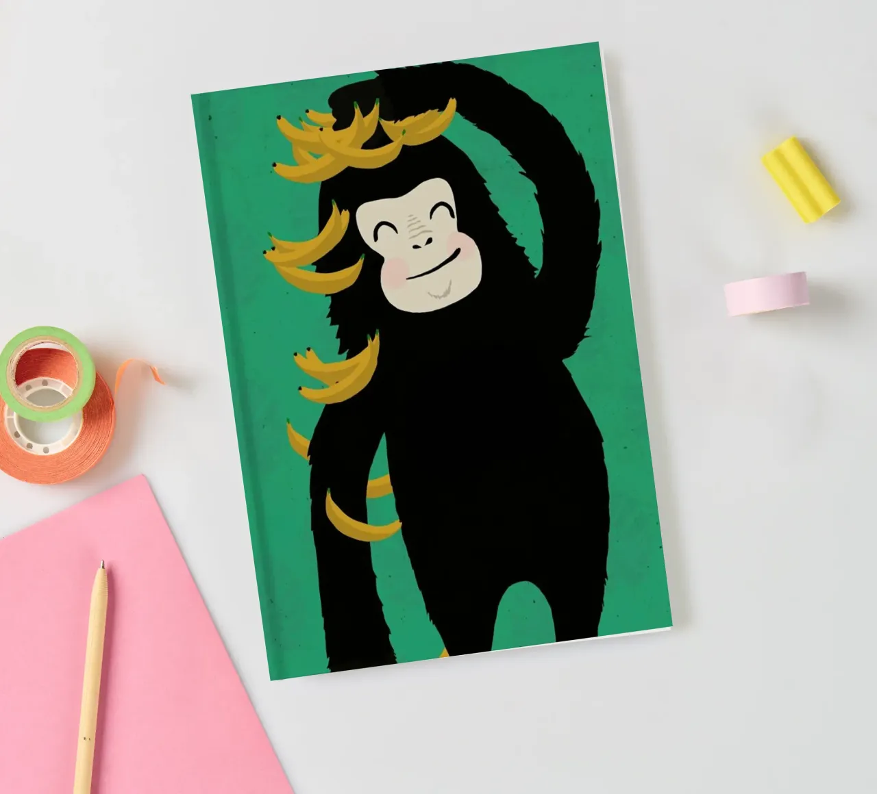 Gorilla Green notebook by treechild