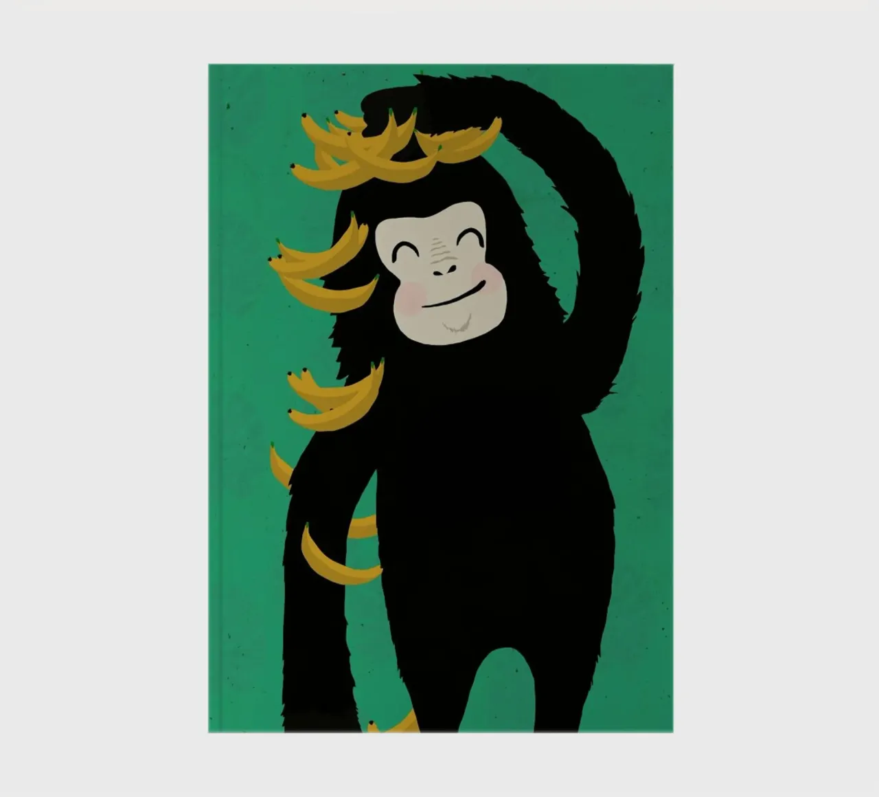 Gorilla Green notebook by treechild