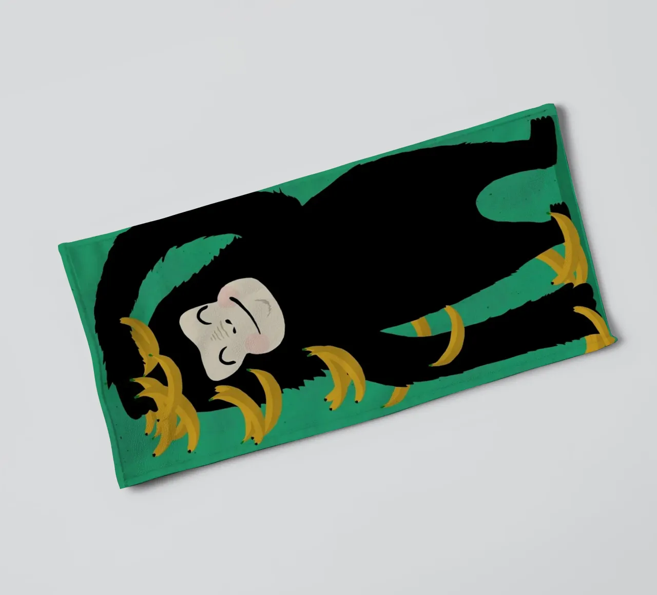 Gorilla Green asciugamano da bagno da treechild
