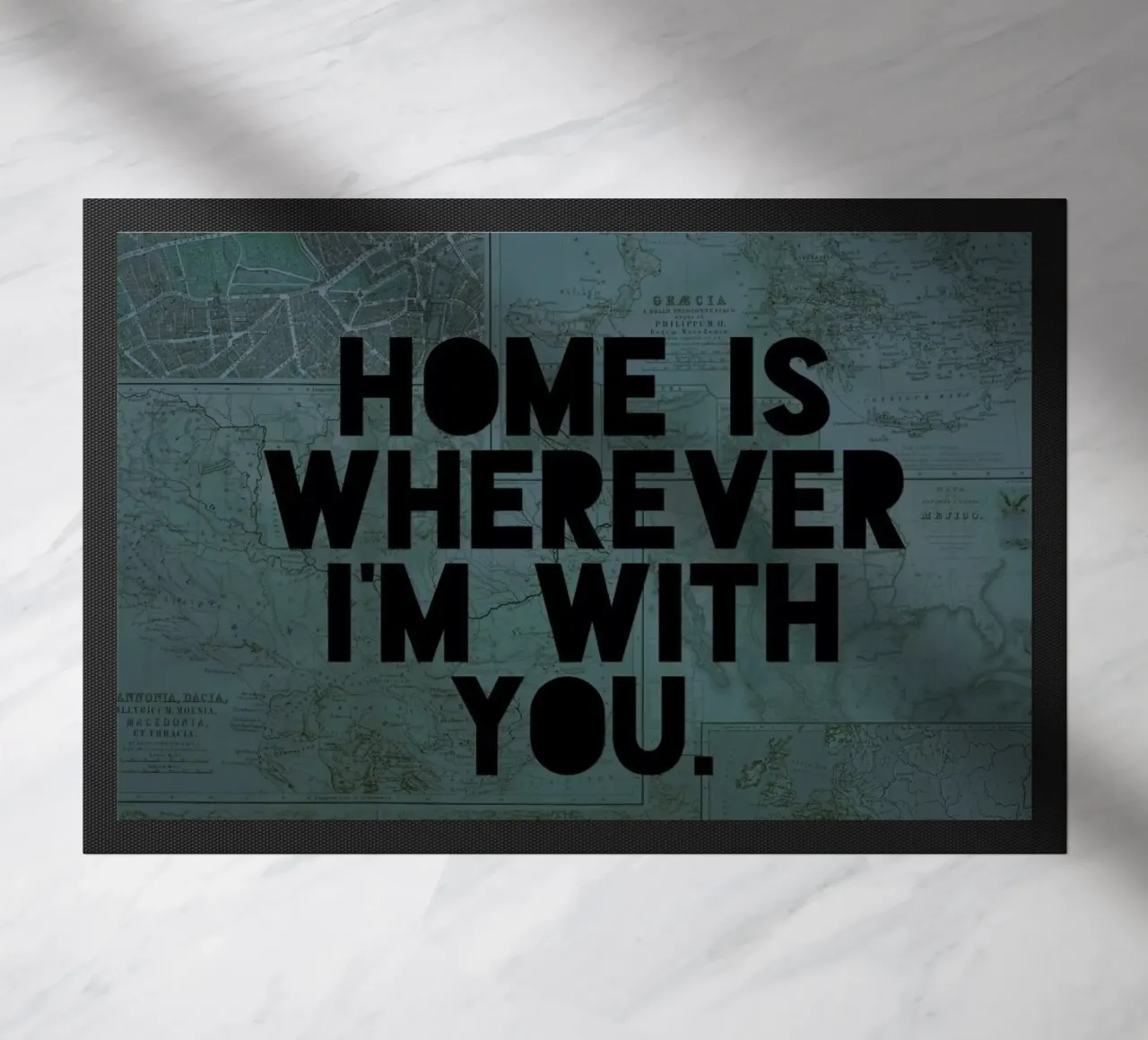 With You II felpudo de Leah Flores