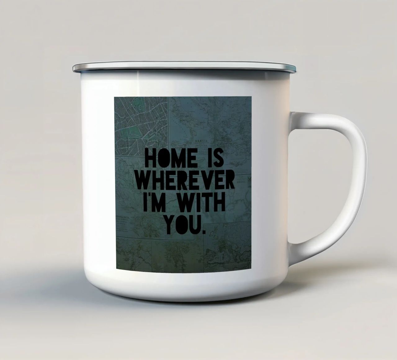 With You II tazza in smalto da Leah Flores