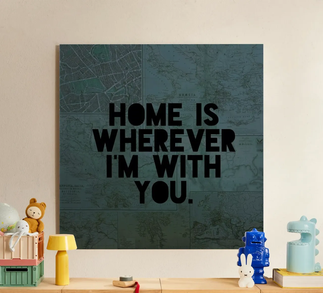 With You II plexiglass da Leah Flores