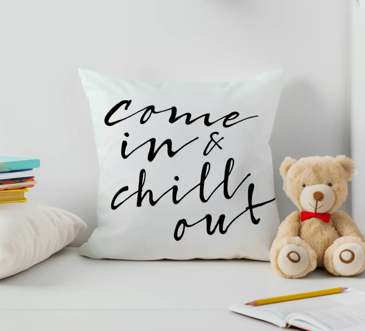 Chill Out decorative cushion by Amy & Kurt