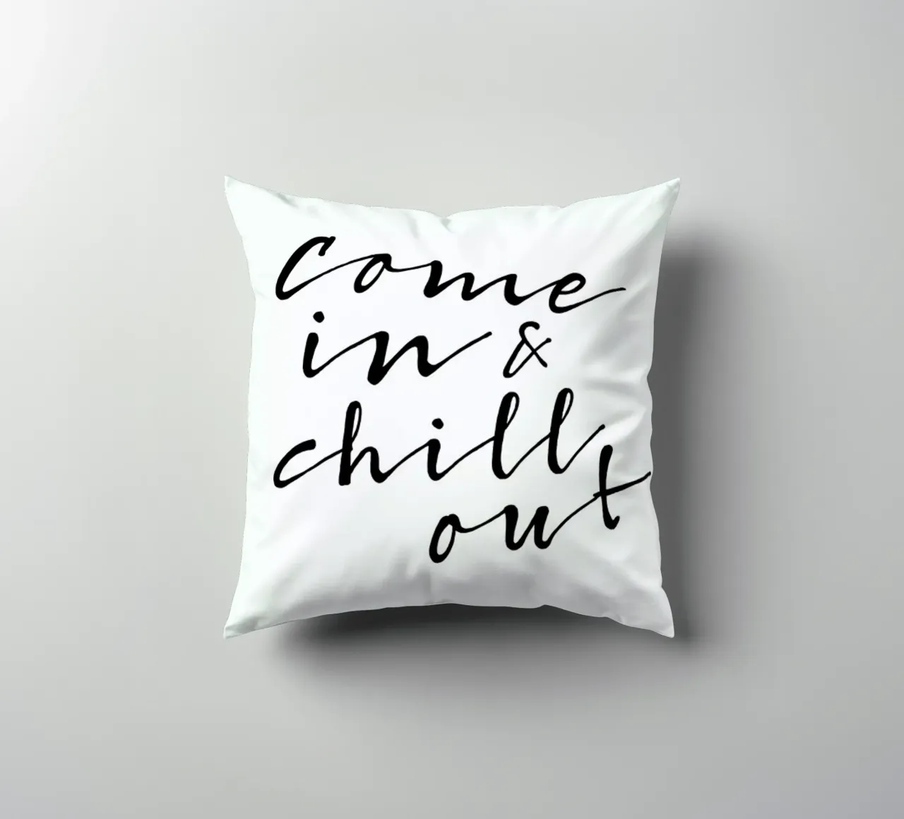 Chill Out decorative cushion by Amy & Kurt