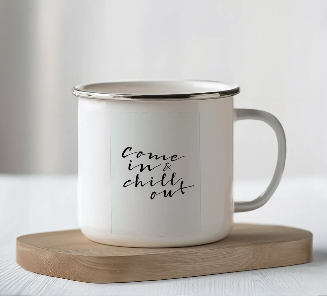 Chill Out tazza in smalto da Amy & Kurt