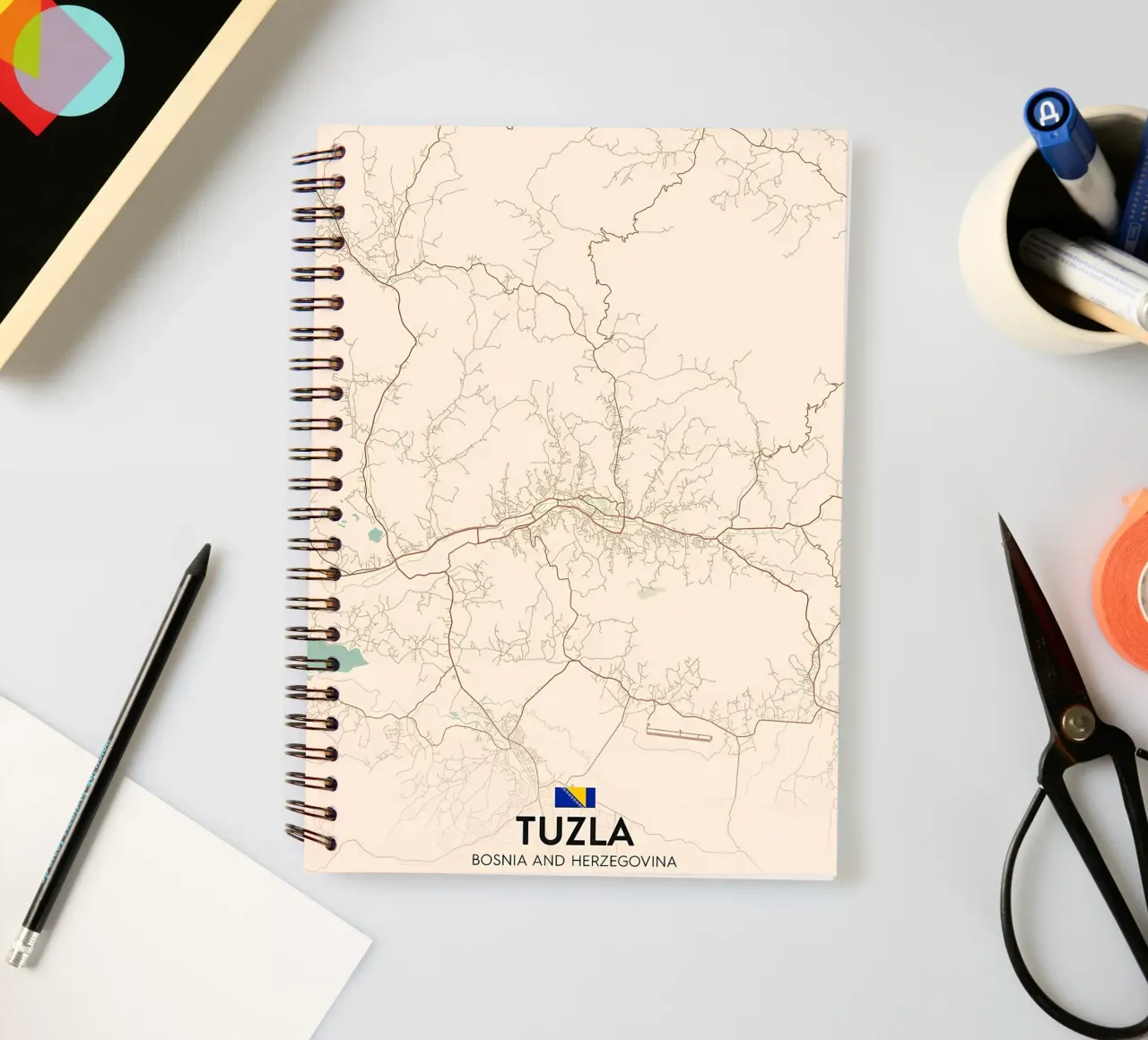 Tuzla BA spiral notebook by Jacob W MICKELSON