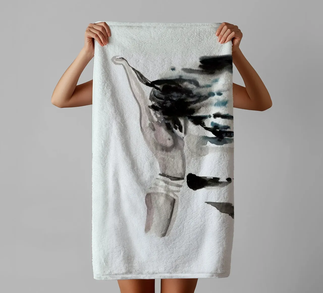 She is the High Tide towel by Victoria Verbaan
