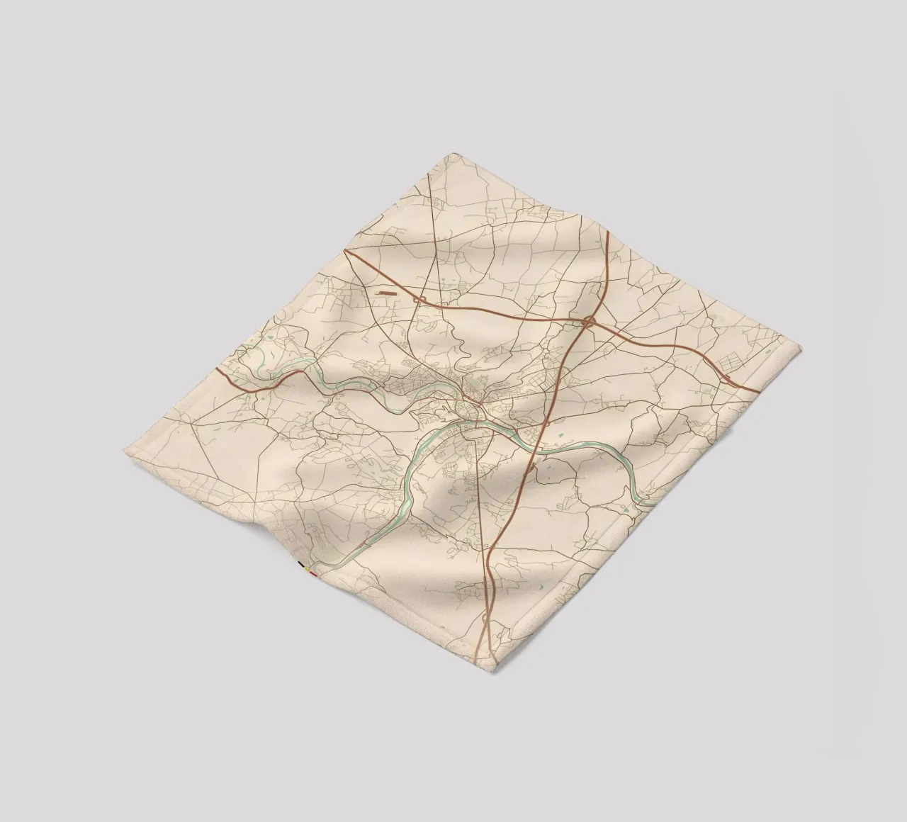 Namur BE fleece blanket by Jacob W MICKELSON