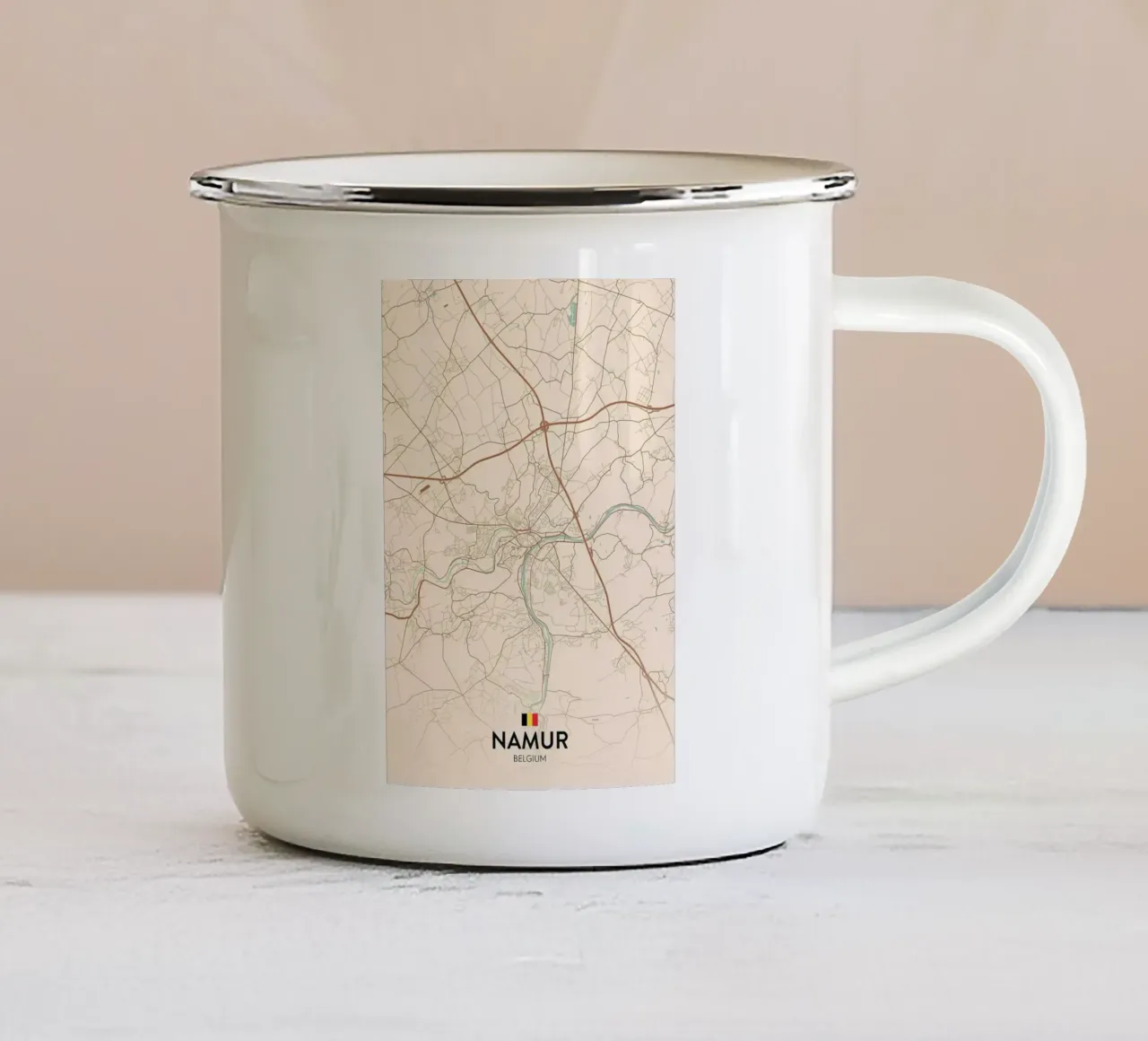 Namur BE tazza in smalto da Jacob W MICKELSON