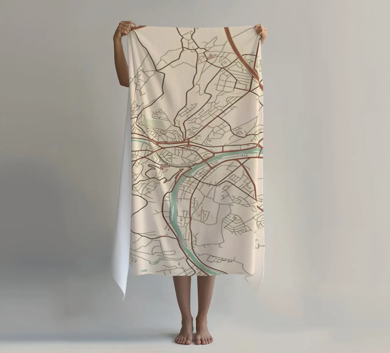 Namur BE beach towel by Jacob W MICKELSON