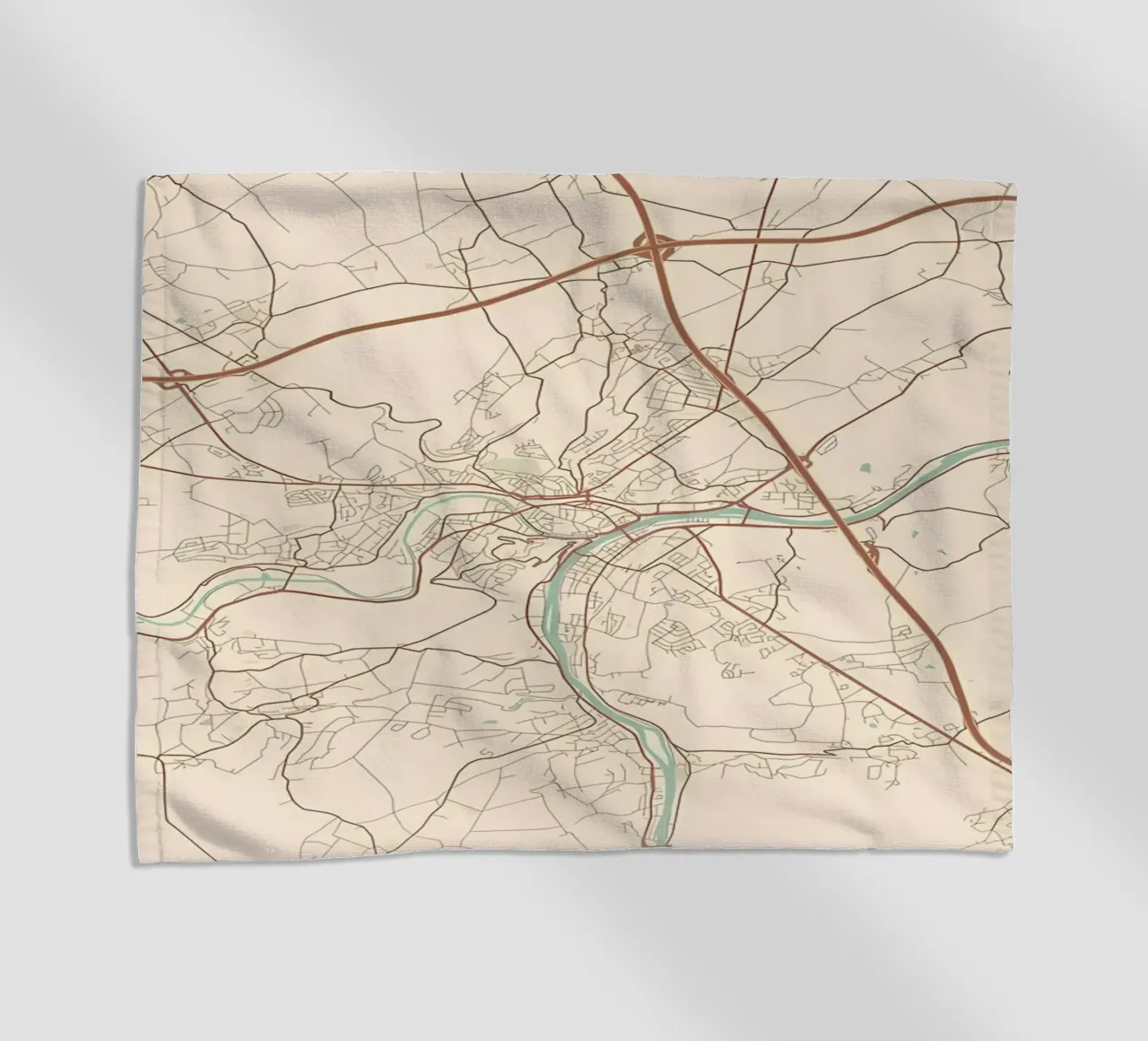 Namur BE beach towel by Jacob W MICKELSON