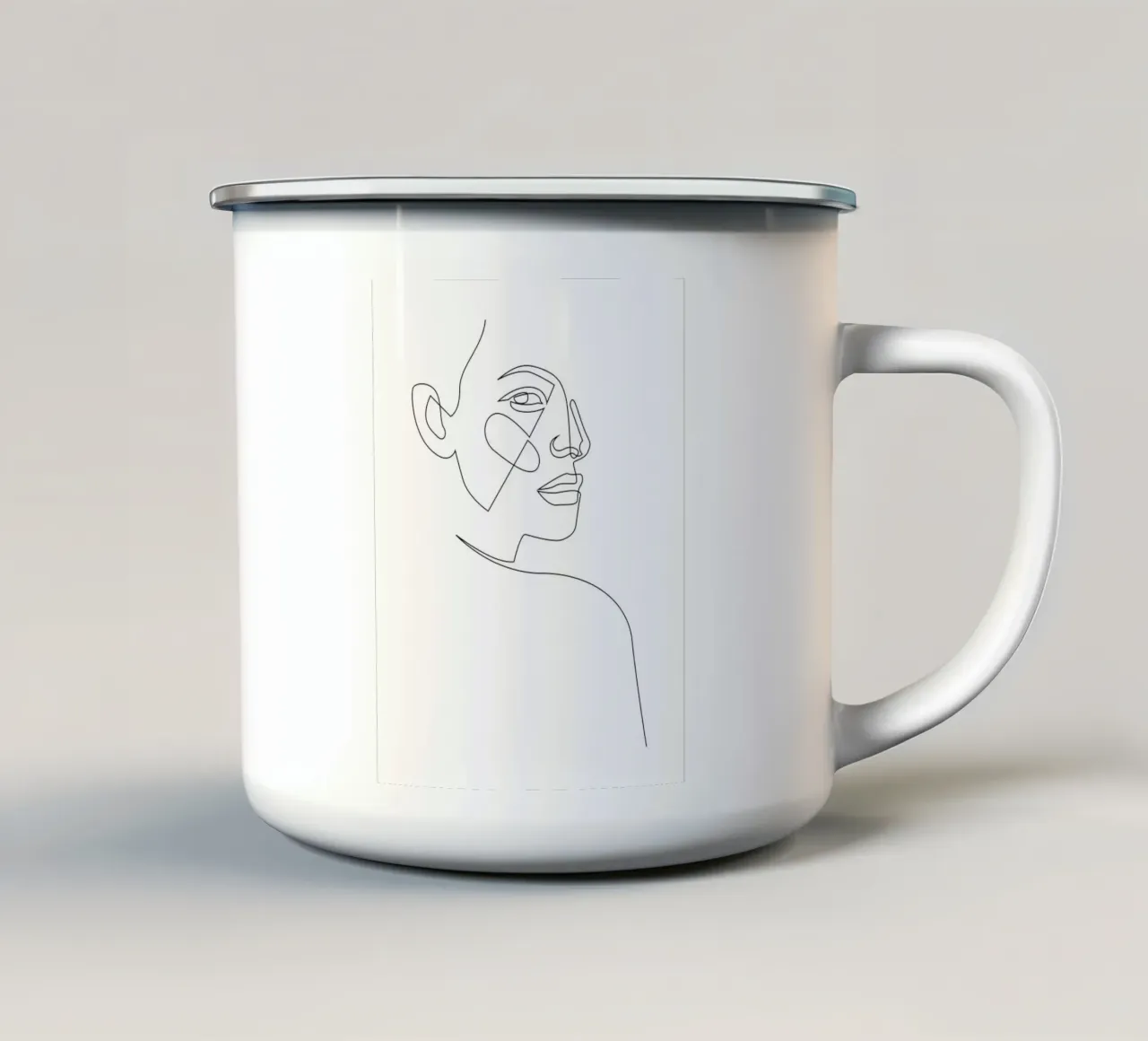 Perso tazza in smalto da Addillum