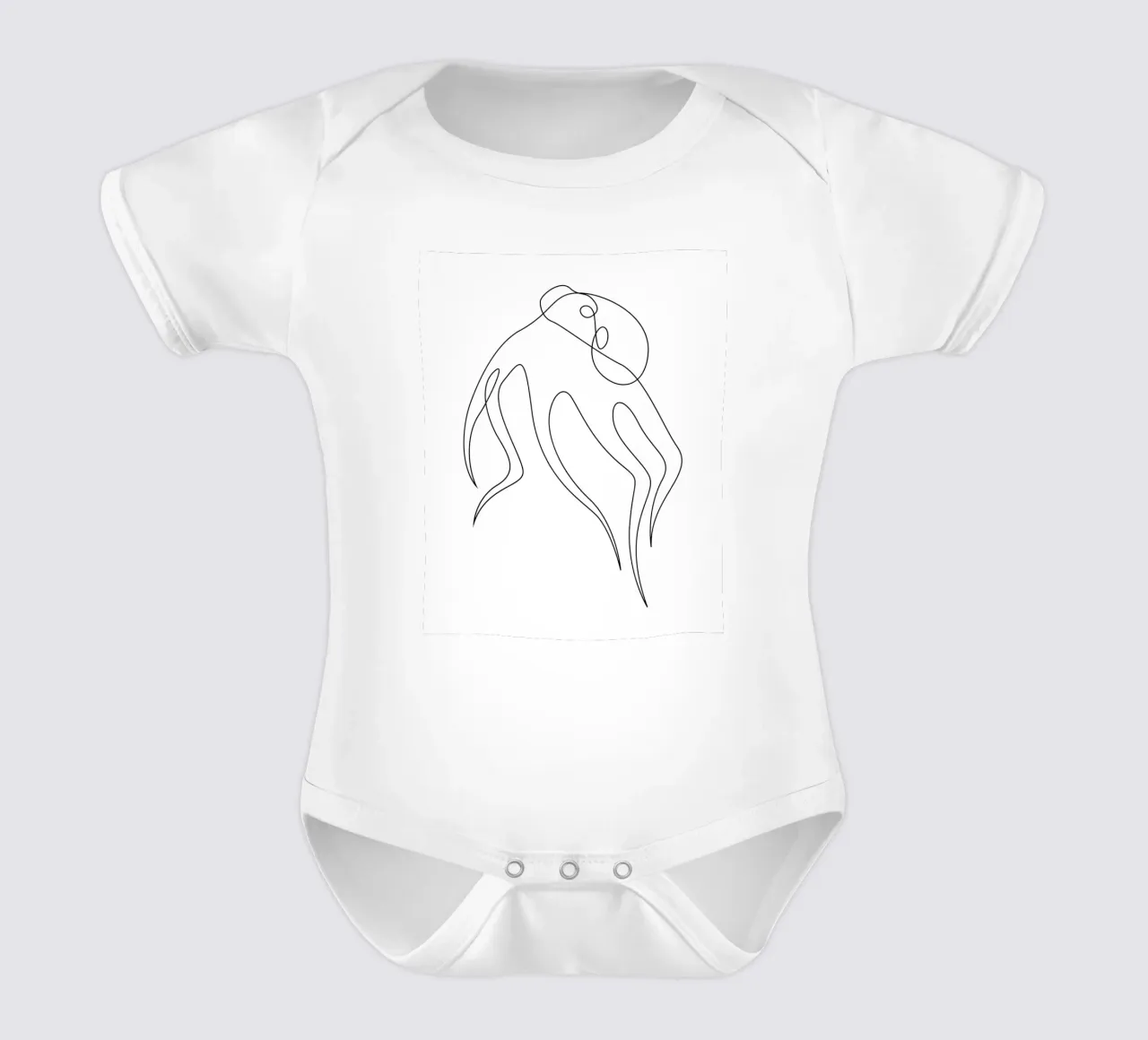 Octo Line body neonato maniche corte da Addillum